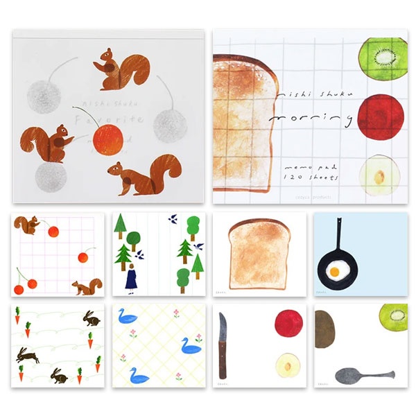 cozyca products西淑 ブロックメモ